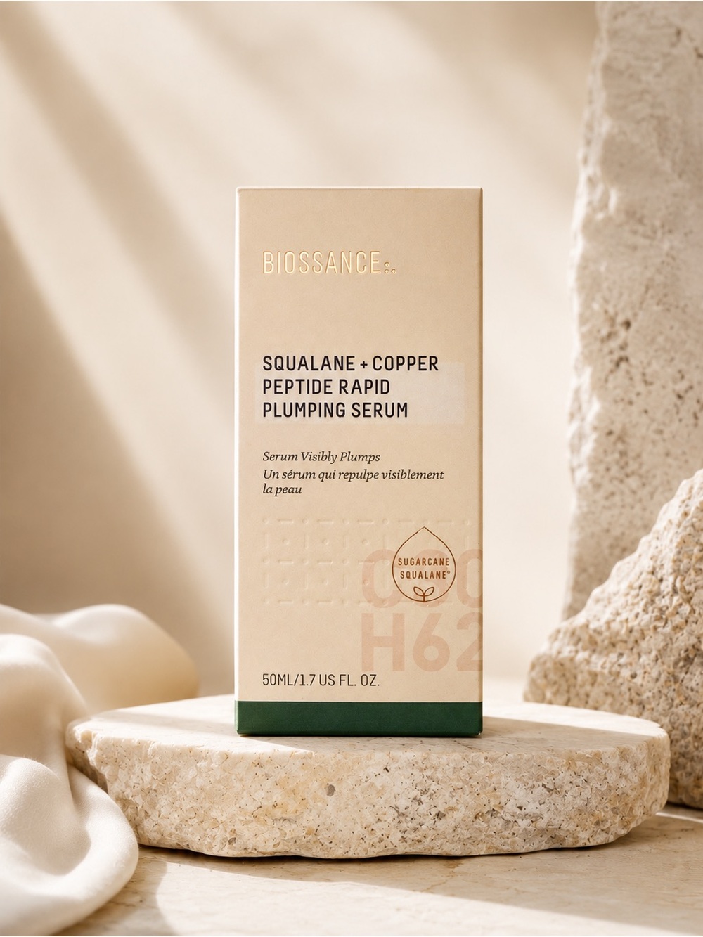 Biossance Squalane + Copper Peptide Rapid Plumping Serum/ 50 ML ✨ New